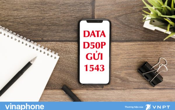 Cách đăng ký gói D50P Vinaphone nhận ngay 5GB Free phút gọi